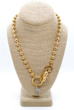 Load image into Gallery viewer, Mini Bee Charm Convertible Gold Chain Necklace