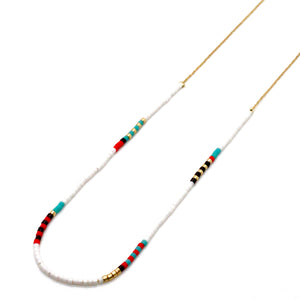 Japanese Seed Bead Necklace - Seeds Collection- N8-002