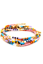 Load image into Gallery viewer, Delicate Miyuki Seed Bead Rainbow Necklace - Seeds Collection- N8-011
