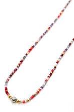 Load image into Gallery viewer, Freshwater Pearl and Miyuki Seed Bead Necklace - Seeds Collection- N8-012
