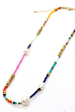 Load image into Gallery viewer, Rainbow Seed Bead Necklaces - Seeds Collection- N8-013
