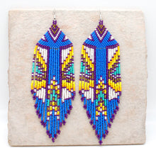 Load image into Gallery viewer, Geometric Seed Bead Earrings - Seeds Collection- E8-026
