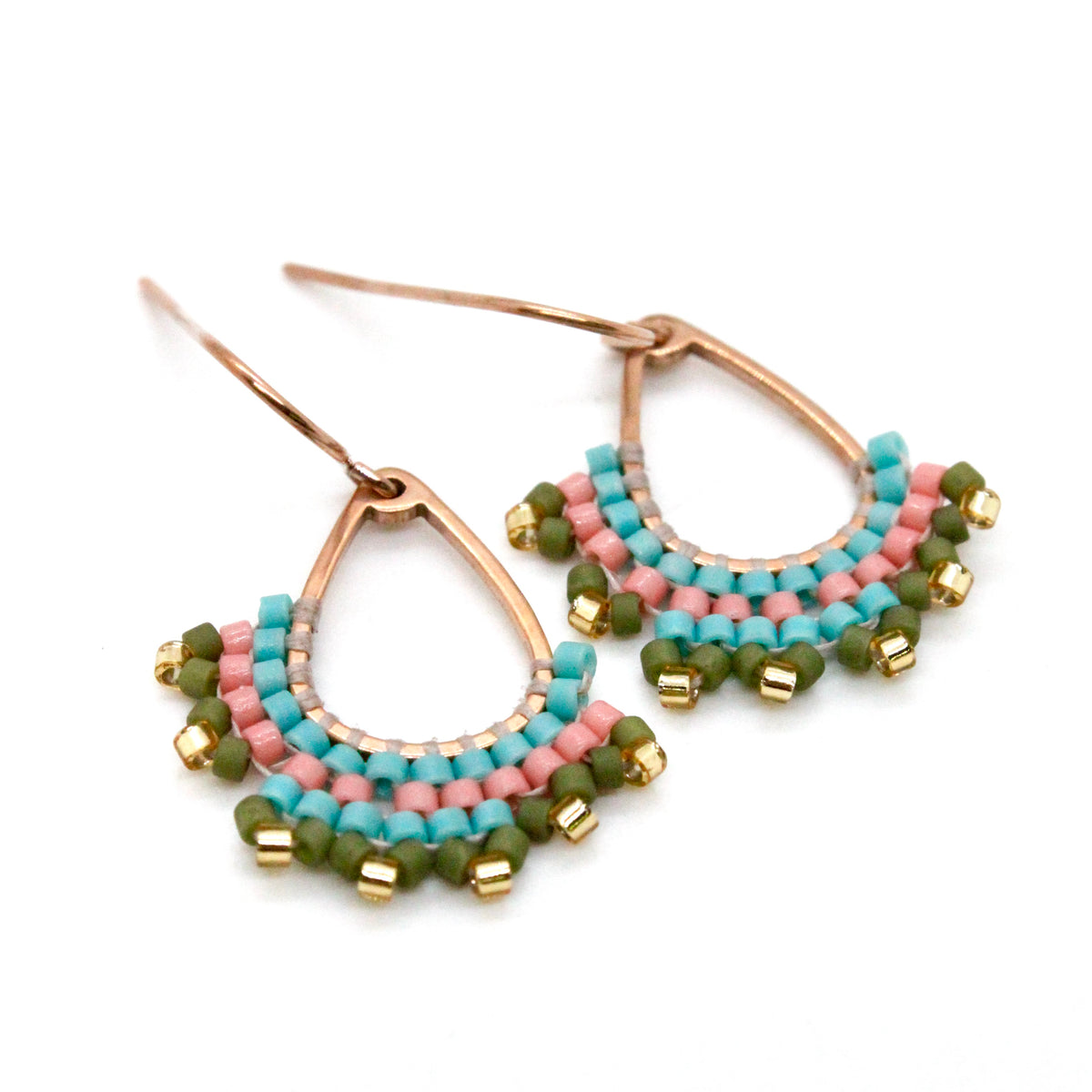Mini Seed Bead Dangle Earring - Seeds Collection- E8-029