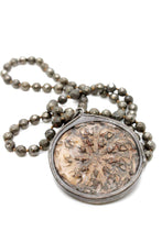 Load image into Gallery viewer, Hand Knotted Pyrite Necklace with Large Reversible Buddha NL-PY-B118 -The Buddha Collection-
