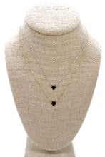 Load image into Gallery viewer, Delicate Heart Short Chain Necklace Silver or Gold -Tiny Collection- N3-010
