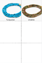 Load image into Gallery viewer, Mini Gemstone Necklace with Gold Heart Charm