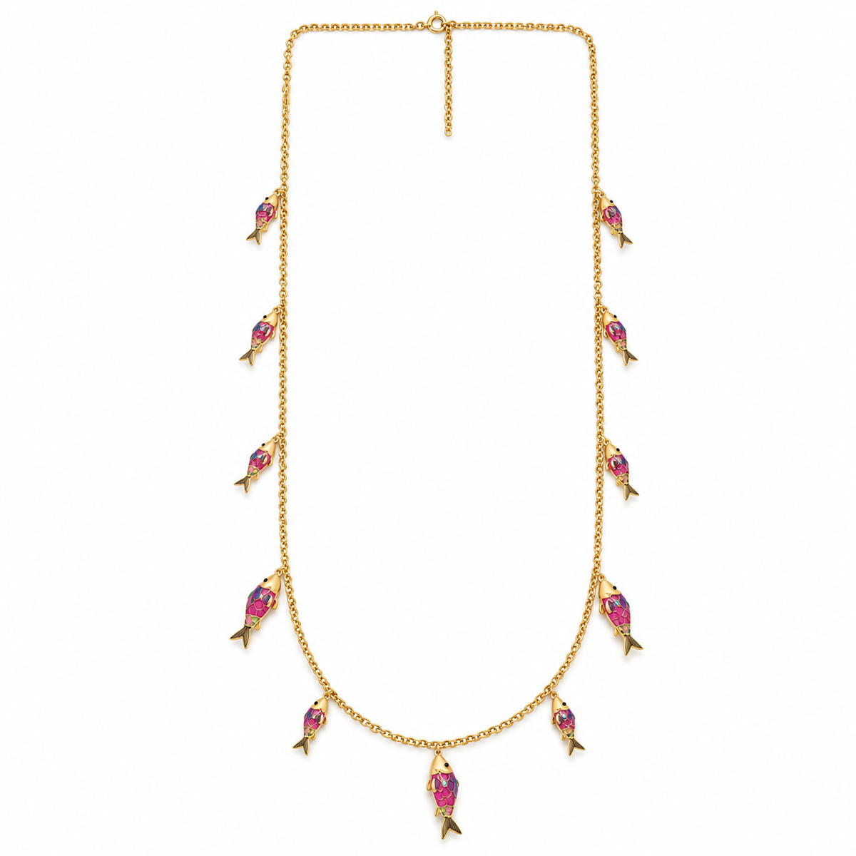 School of Fish Necklace - N2-2592