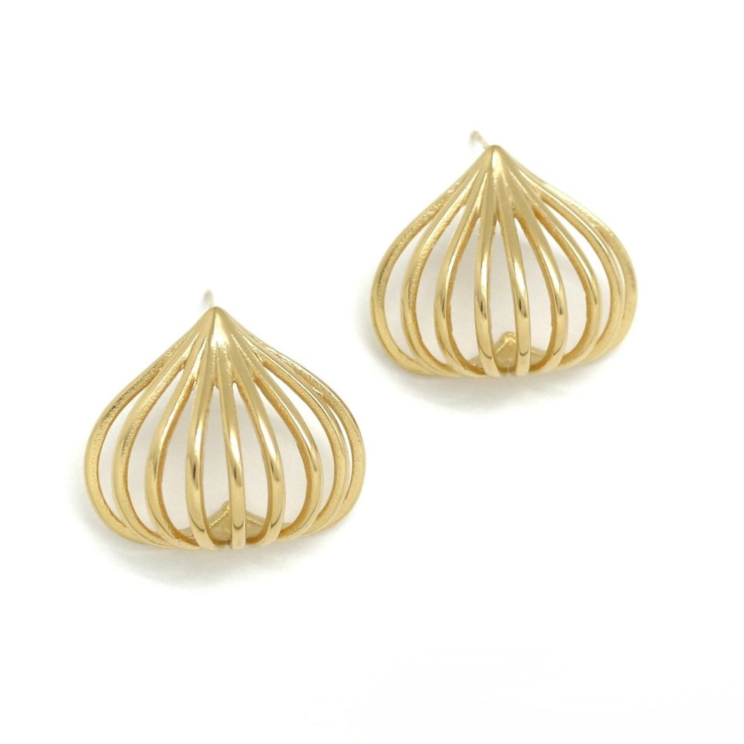 Luxury Gold "Garlic" Earrings - E4-380