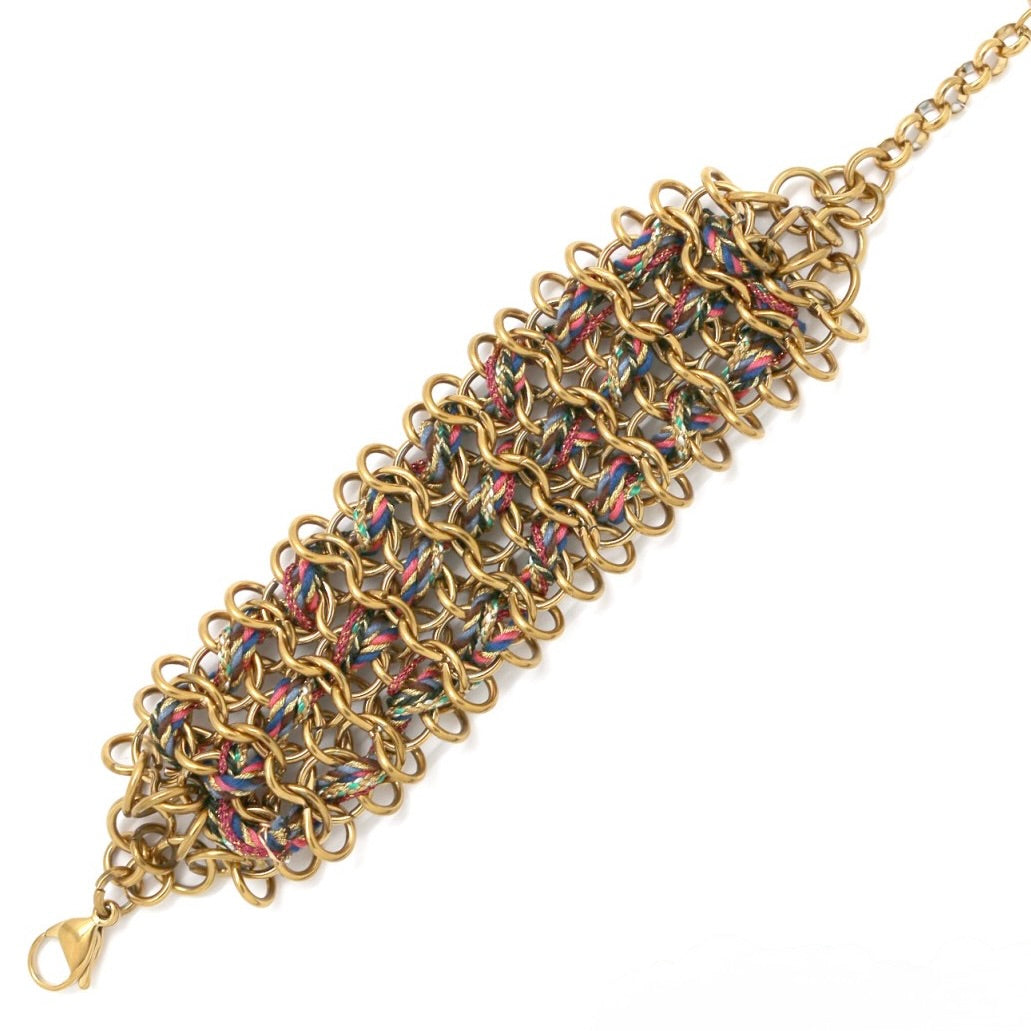 Woven Large Chain Bracelet - B4-051