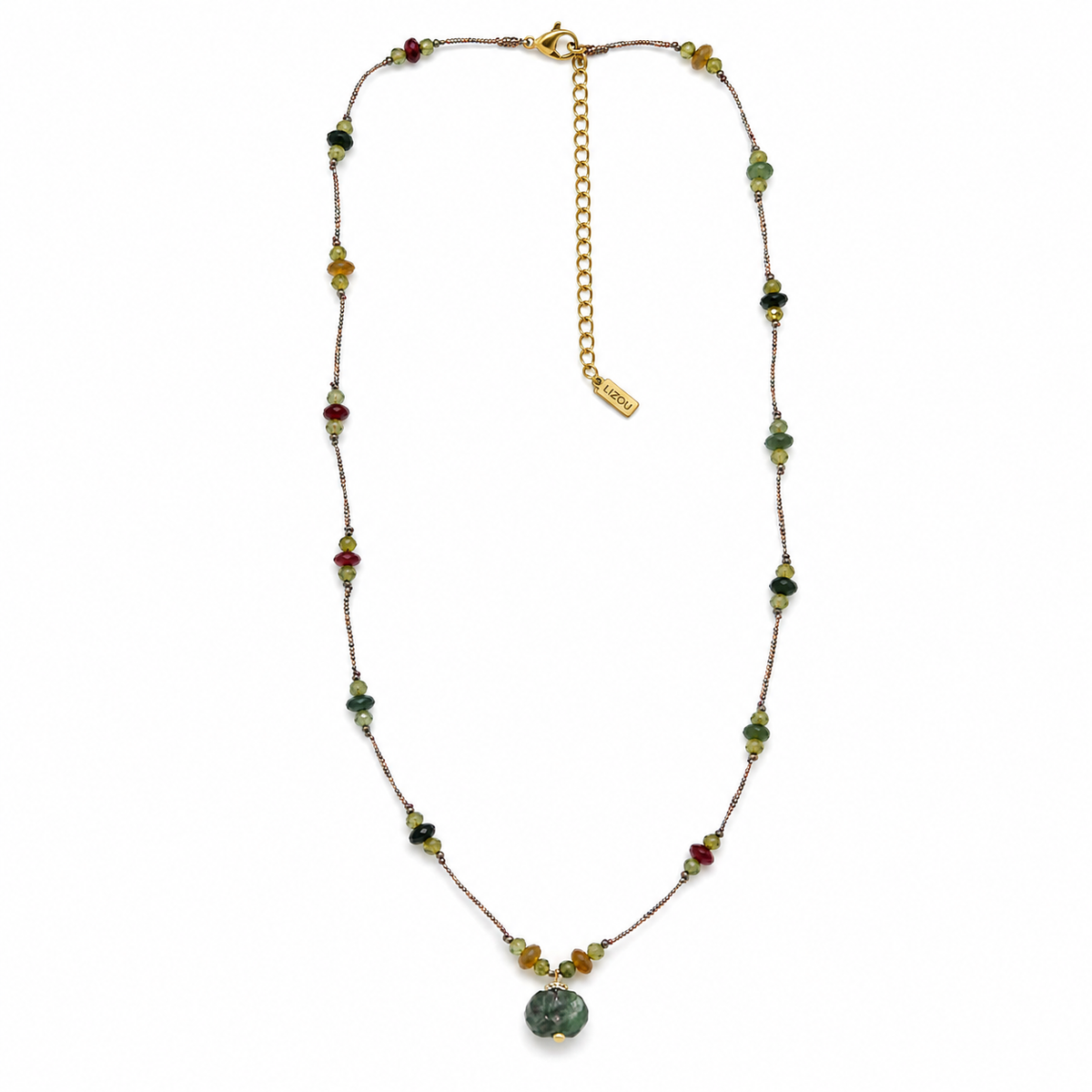 Delicate African Turquoise Necklace - N2-2781