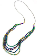 Load image into Gallery viewer, Delicate and Fun Stone and Crystal Layered Necklace -The Classics Collection- N2-678
