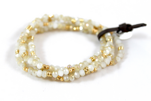 Delicate Crystal Mini Stack Bracelet - BC-014