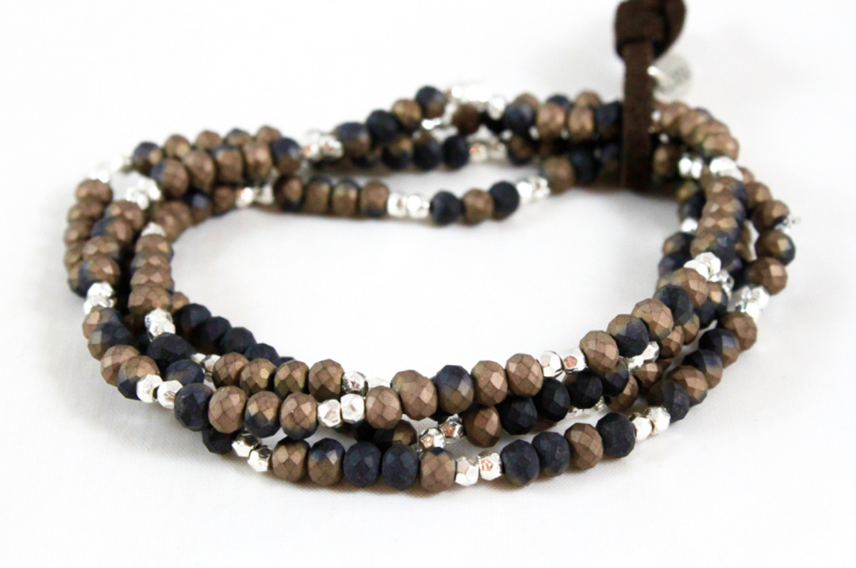 Delicate Crystal Mini Stack Bracelet - BC-056