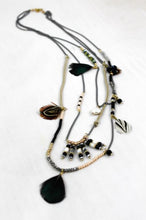 Load image into Gallery viewer, Layered Feather Necklace -The Classics Collection- N2-665

