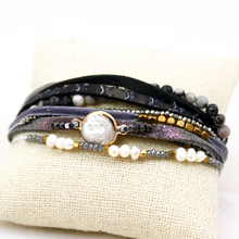 Load image into Gallery viewer, Freshwater Pearl Magnet Bracelet  -The Classics Collection- B1-955
