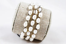 Load image into Gallery viewer, Hand Knotted Convertible Crochet Bracelet, Necklace, or Headband, Freshwater Pearls - WR-063
