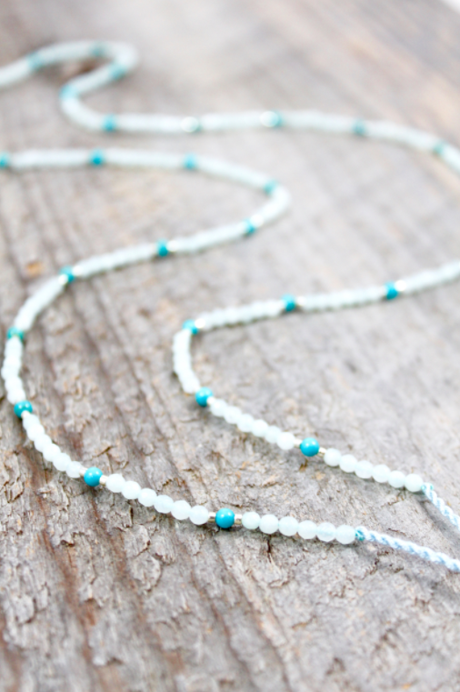 Delicate Handmade Turquoise Necklace -Luxury Collection- NL-052