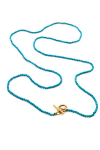 Faceted Turquoise Necklace or Bracelet  -French Flair Collection- N2-2095