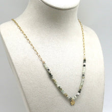 Load image into Gallery viewer, Prehnite and 24K Gold Plate Necklace or Bracelet -French Flair Collection- N2-2153
