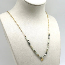 Load image into Gallery viewer, Prehnite Stone Convertible Necklace to Bracelet -French Flair Collection- B1-2057
