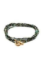 Load image into Gallery viewer, Faceted African Turquoise Necklace or Bracelet -French Flair Collection- N2-2094
