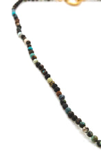 Load image into Gallery viewer, Short African Turquoise Faceted Necklace -French Flair Collection- -2269
