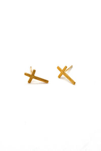 Mini Cross Earrings - E3-001