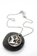 Load image into Gallery viewer, Owl in the Night Necklace -The Nature Collection- N1-027
