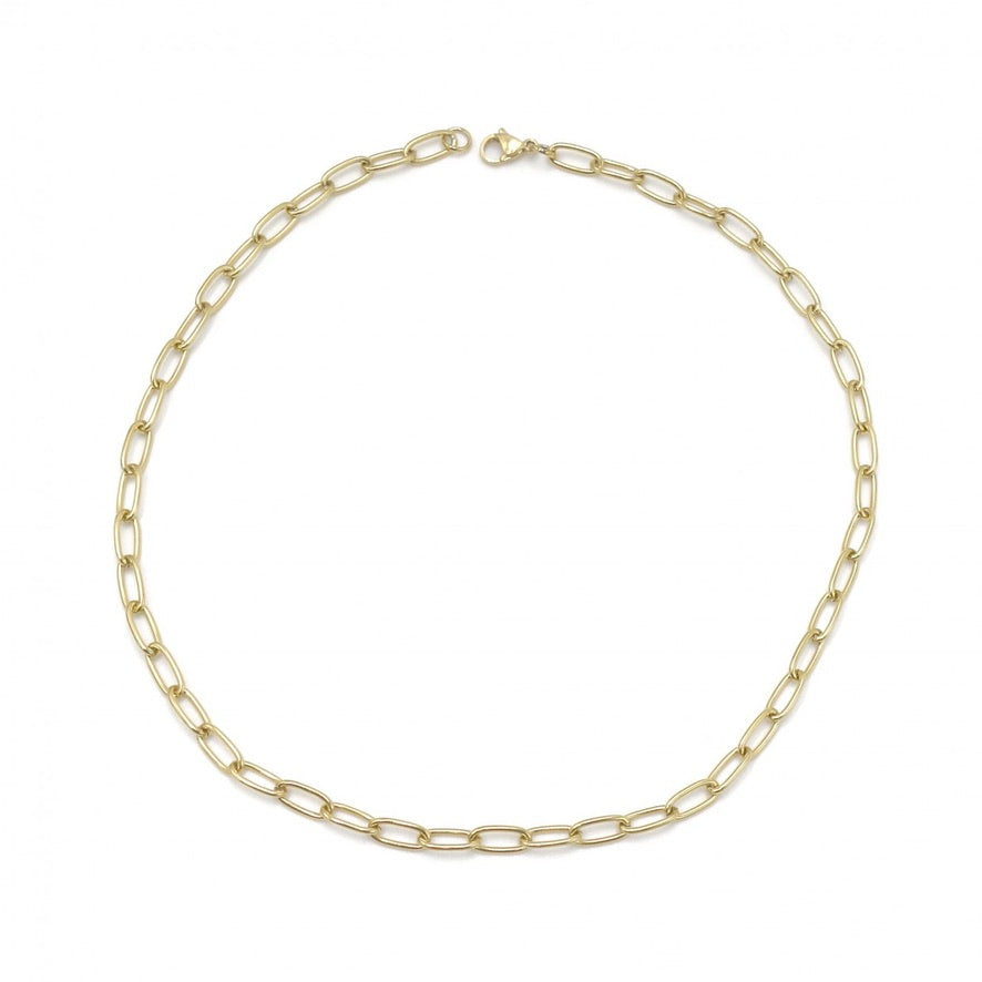 Simplicity is Best 24K Gold Plate Chain Necklace -French Flair Collection- N2-2149