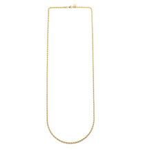 Load image into Gallery viewer, Long Twisted 24K Gold Plate Chain Necklace -French Flair Collection- N2-2138
