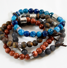 Load image into Gallery viewer, Chunky Stone Stack Bracelet - BL-M25
