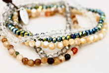 Load image into Gallery viewer, Semi Precious Stone Mix Luxury Stack Bracelet - BL-Eden
