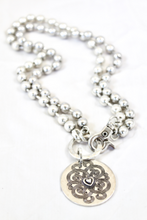 Load image into Gallery viewer, Convertible Necklace Short or Long With Heart Design Disc -The Classics Collection- N2-228