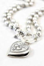 Load image into Gallery viewer, Heart Locket Necklace to Wear Short or Long -The Classics Collection- N2-063
