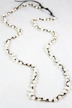 Load image into Gallery viewer, Hand Knotted Convertible Crochet Bracelet or Necklace, White Freshwater Pearls - WR5-Pearl