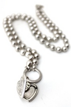 Load image into Gallery viewer, Heart Locket Necklace to Wear Short or Long -The Classics Collection- N2-063
