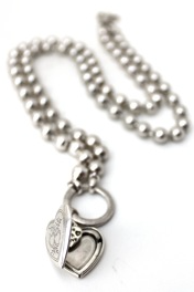 Heart Locket Necklace to Wear Short or Long -The Classics Collection- N2-063