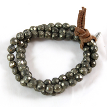 Load image into Gallery viewer, Pyrite Luxury Stack Bracelet - BL-PY
