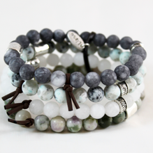 Load image into Gallery viewer, Chunky Stone Stack Bracelet - BL-M41
