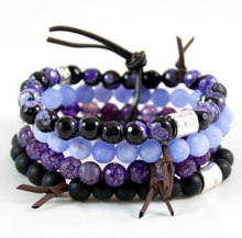 Load image into Gallery viewer, Chunky Stone Stack Bracelet - BL-M27
