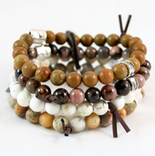 Load image into Gallery viewer, Chunky Stone Stack Bracelet - BL-M51
