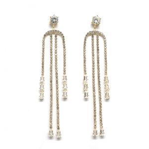 Late Night Bling Dangle Earrings -French Flair Collection- E4-062