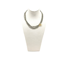 Load image into Gallery viewer, Pyrite Long Necklace or Bracelet -French Flair Collection- N2-2183

