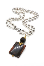 Load image into Gallery viewer, Semi Precious Stone Necklace to Wear Short or Long - N2-1006