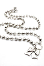 Load image into Gallery viewer, Silver Bow to Wear Short or Long -The Classics Collection- N2-1011