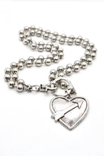 Load image into Gallery viewer, Silver Heart and Arrow to Wear Short or Long -The Classics Collection- N2-1012