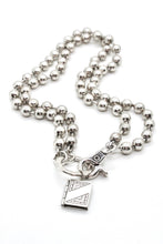 Load image into Gallery viewer, Small Book Locket Necklace to Wear Short or Long -The Classics Collection- N2-1025