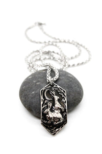 Rabbit Silver Chain Necklace -The Nature Collection- N1-004