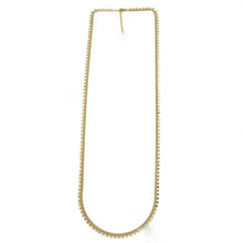 Load image into Gallery viewer, Long 24K Gold Plate Flat Mini Disc Chain Necklace -French Flair Collection- N2-2064