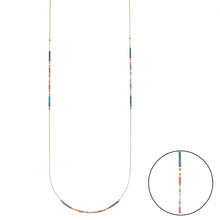 Load image into Gallery viewer, Seed Bead Long Necklace -French Flair Collection- N2-2088
